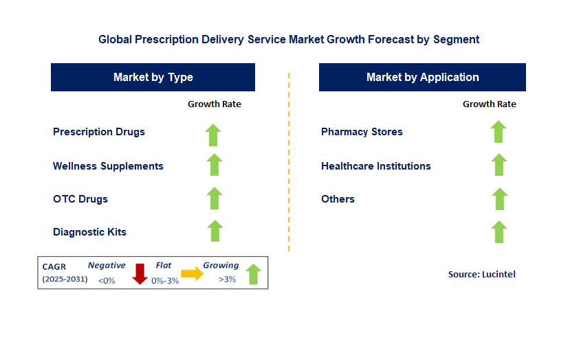 Prescription Delivery Service Market by Segment